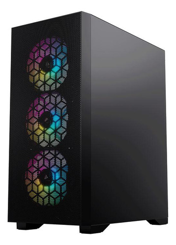 Gabinete Gamer Acegeek Shield D440 Mid-tower Lat De Vidro Bk