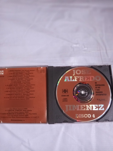 Jose Alfredo Jimenez Su Inspiración Su Voz Disco Compacto Or (Usado)