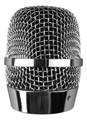 Micrófono Grill Head Micrófono Grille Ball Cover Partes 6