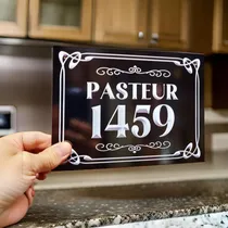 Comprar Placa Número Para Domicilio Calle Casa Dirección En Chapa