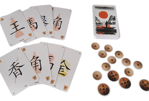 Juego De Mesa Goita Estrategia Tradicional Japones