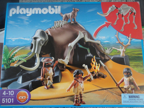 Playmobil Historia Cavernícolas Con Tienda De Huesos D Mamut