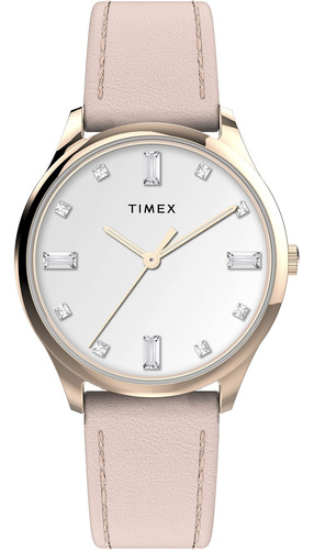 Reloj Timex Modern Easy Reader De 32 Mm Con Diamante Para Mu