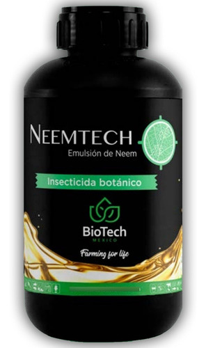 Emulsion De Neem Para Acaros En Citricos Neemtech 1 Lt