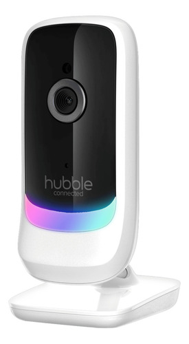 Babá Eletrônica Hubble Nursery View Glow Tela 2.8 Wi-fi Cor Branco