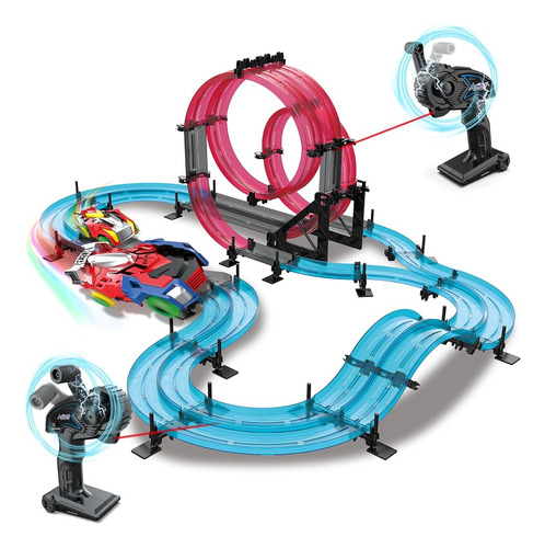 Losbenco Slot Car Race Track Sets Para Niños Y Niños, Juguet