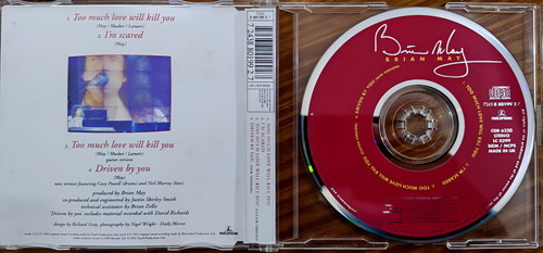 Too Much Love Will Kill You ( Single ) - Brian May -único Ml Edición Limitada (Usado)