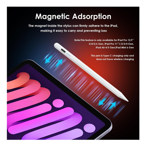 Aizepa Stylus Pen Para iPad 9 Y Décima Generación, Precisión