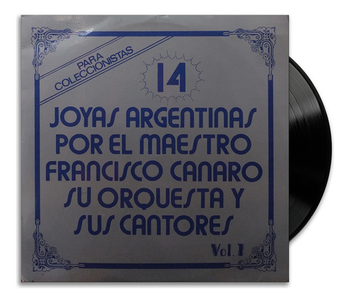 Francisco Canaro - 14 Joyas Argentinas Vol. 1 - Lp Vinilo