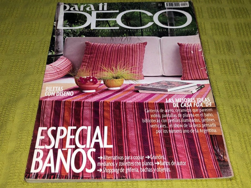 Revista Para Ti Deco Nº81 Octubre Noviembre 2004 - Para Ti