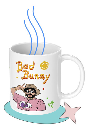 Taza Tazon Mug Bad Bunny