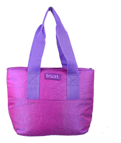 Lonchera Juvenil Mujer Truzt Morada Brillosa 174675 Color Violeta