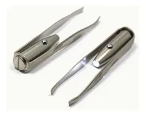 Comprar Pinza De Cejas Con Luz Led De Acero Inoxidable - Otec