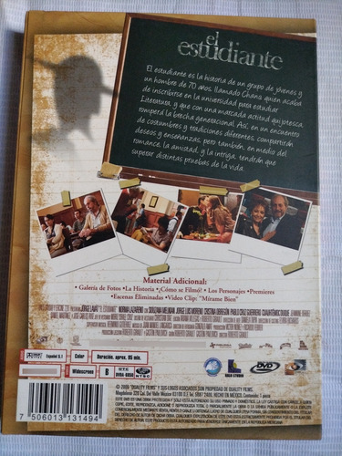 El Estudiante El Corazón No Se Cansa De Aprendepelícula Dvd (Usado)