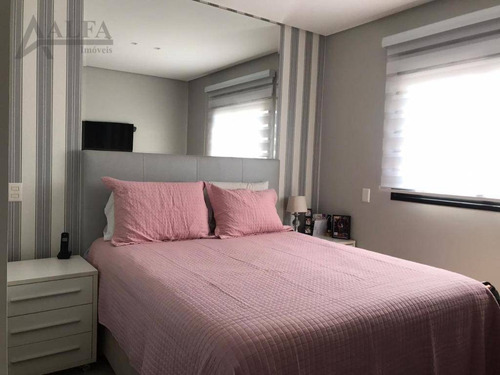** Ed. Torre Del Mar - Maravilhoso Apto. Em Andar Alto C/ Vista Deslumbrante Em Localização Privilegiada - 4 Vagas Fixas + Depósito ** - Ap1361