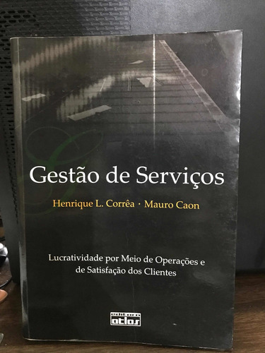 Gestão De Serviços (Usado)