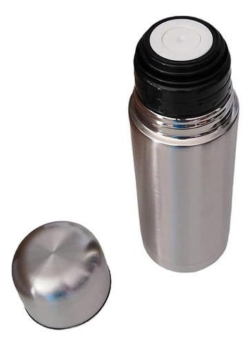 Termo Individual 500ml Botella Termica Color Gris