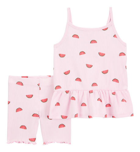 Conjunto De 2 Piezas Con Short De Bebé 1s910810 Carters®
