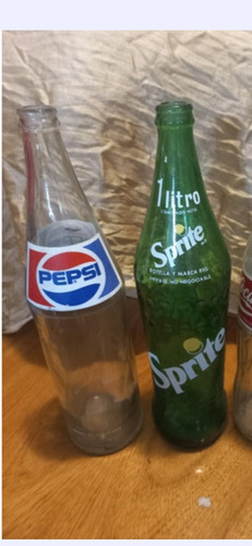 Botella De Coca .sprite .pepsi De Litro Retro