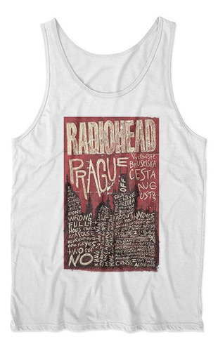 Musculosa Radiohead Poster Praga Exclusivo