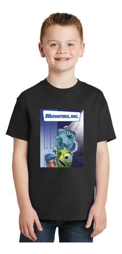 Remera Niño Niña Monsters Inc University Personalizada