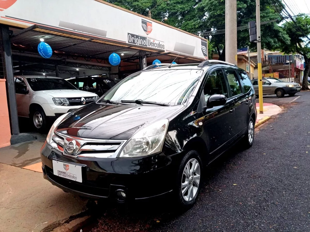 Nissan Grand Livina Preto 2014