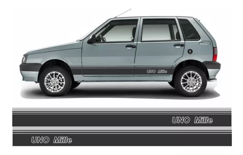 Adesivo Faixa Lateral Fiat Uno Mille Imp346