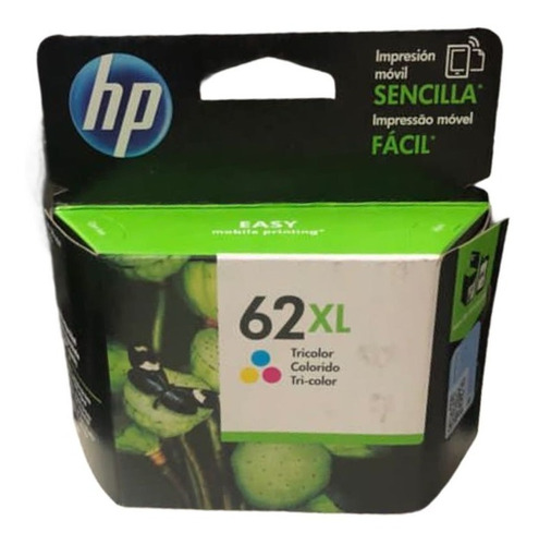 Cartucho Hp 62xl Tricolor C2p07al Nuevo Y Facturado 