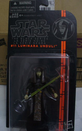 Star Wars The Black Series #11 Luminara Unduli Linea Naranja (Usado)