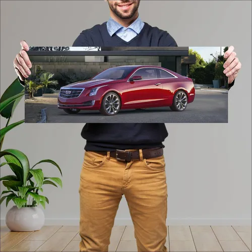 Cuadro 30x80cm Auto 2015 Cadillac Ats Coupe 1024 32
