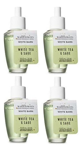 Paquete De 4 Recargas De Fragancia White Tea & Sage De ...