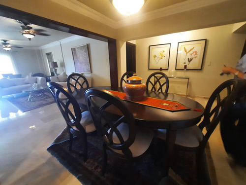 Se Renta Apartamento Amueblado 3 Habitaciones En La Av. Anacaona