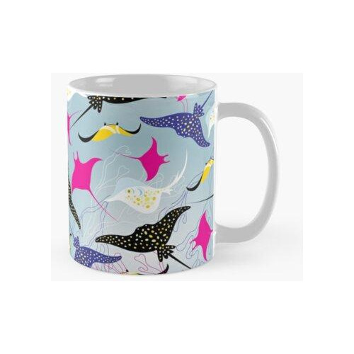 Taza Stingray De Patrones Sin Fisuras Calidad Premium