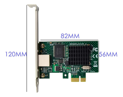 Adaptador De Servidor Pcie Gigabit Ethernet Con Broadcom Nic