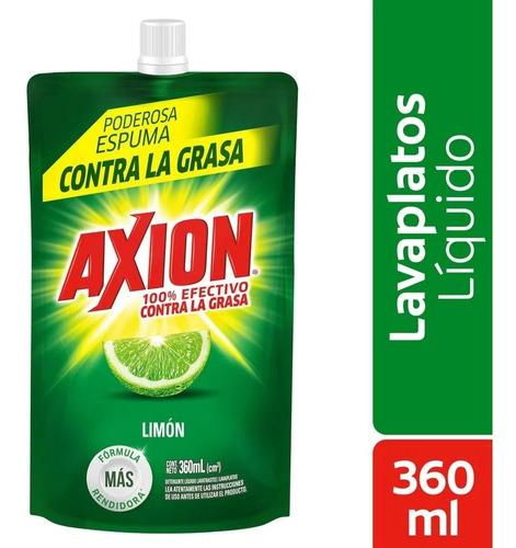 Jabon Liquido Loza Axion X360ml - Unidad a $16