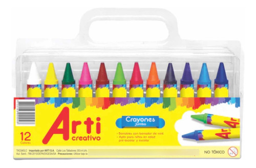 12 Crayones Jumbo, Crayolas