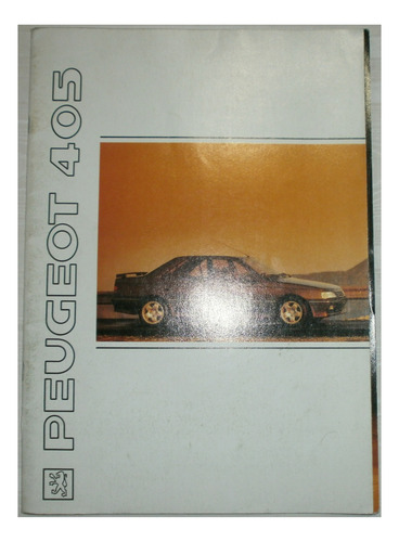 Catalogo Peugeot 405 Francia France Decada Del 90 Automovil (Usado)
