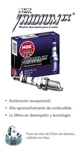 Bujia Ngk Iridium Bkr5eix-11 Civic 1.6 96-00 4 Pz