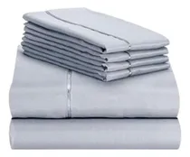 Comprar Sábanas 200 Hilos Perupima 100% Algodón Plata King Size