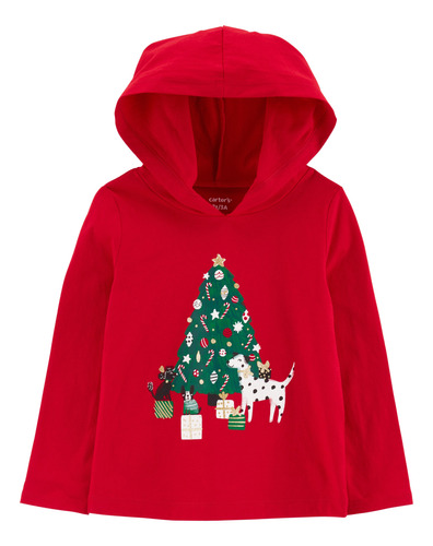 Playera Con Capucha De Navidad De Bebé 1p957610 | Carters ®