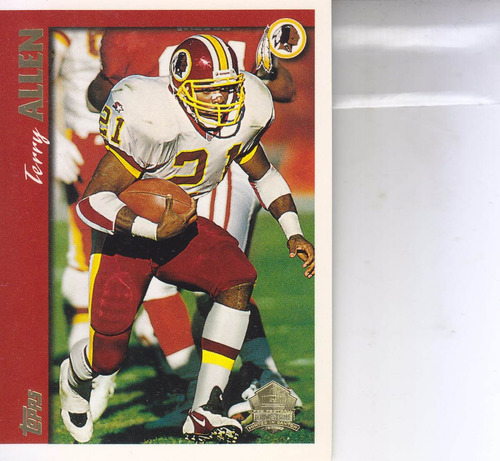 1997 Topps Minted In Canton Terry Allen Rb Redskins