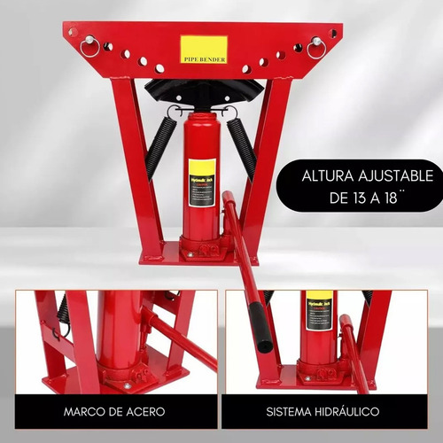 Dobladora De Tubos 16 Toneladas Profesional 1 A 4 Pulgadas