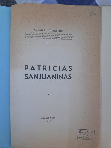 Patricias Sanjuaninas  (Reacondicionado)