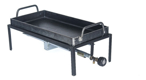 Mechero Quemador Anafe Para Plancha Gas Natural O Envasado Color Negro