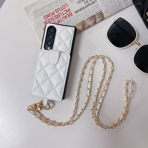 Funda De Cuero De Lujo For Samsung Galaxy Z Fold 5 4 3 Fold
