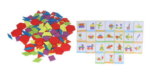 Rompecabezas De Forma Geométrica Tangram Toys Educativos De