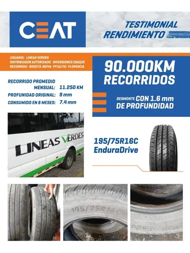 Llanta Ceat 215/65 R16 Enduradrive