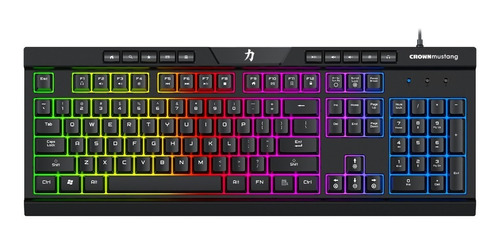 Teclado Gamer Gaming Multifuncion Deckard Multimedia Rgb Led