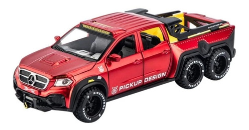 Camioneta Colección Mercedes Benz X-class 6x6 Escala 1:28