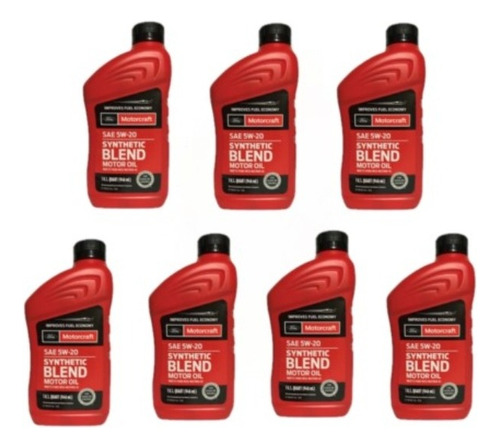 Aceite Genuino Ford Motorcraft® Sae 5w30 (7 Unidades)